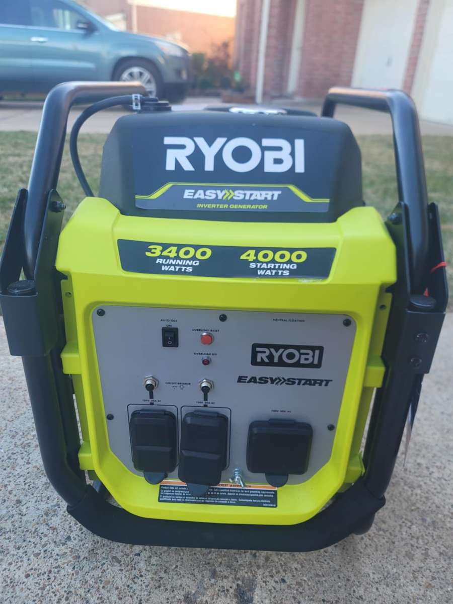 Generador Ryobi 4000 Watts Nuevo Trabajando Muy bien