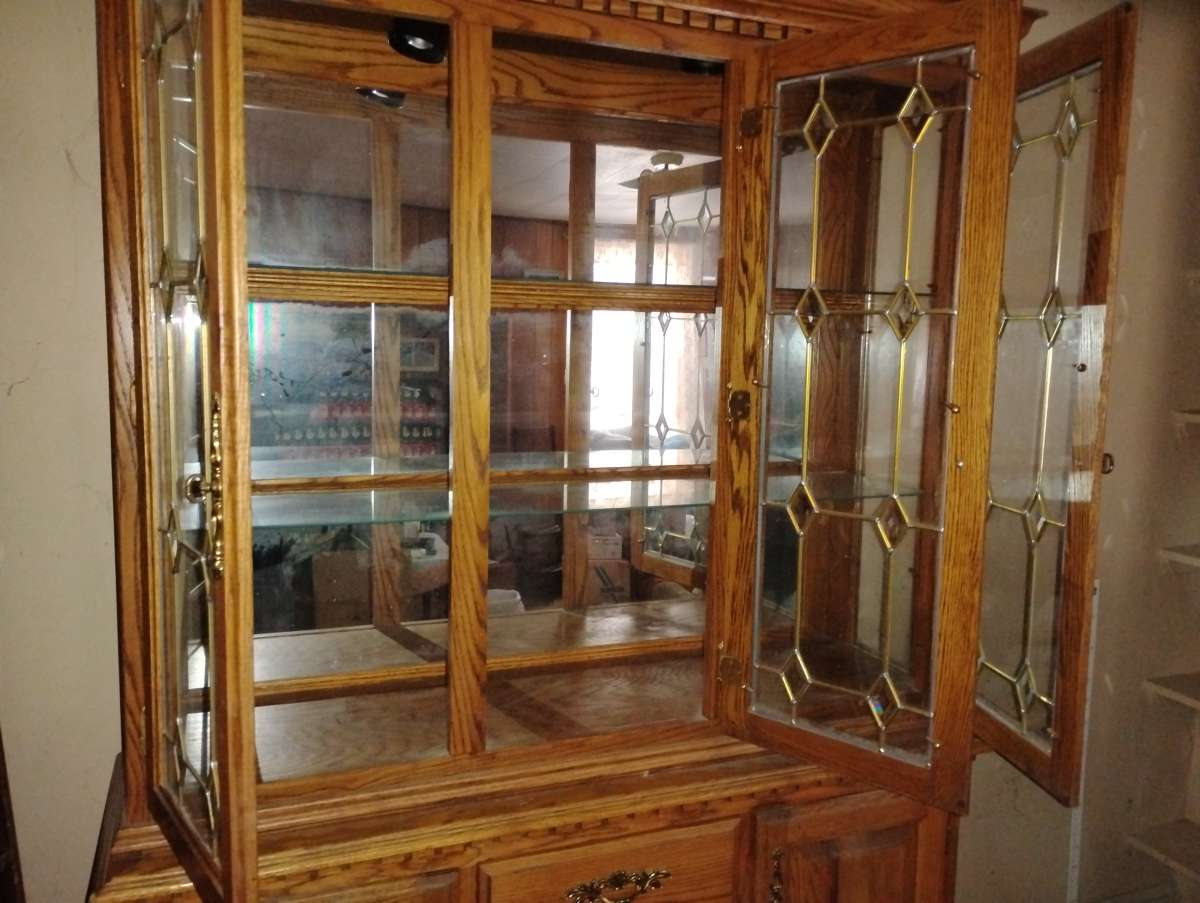 Amish china hutch
