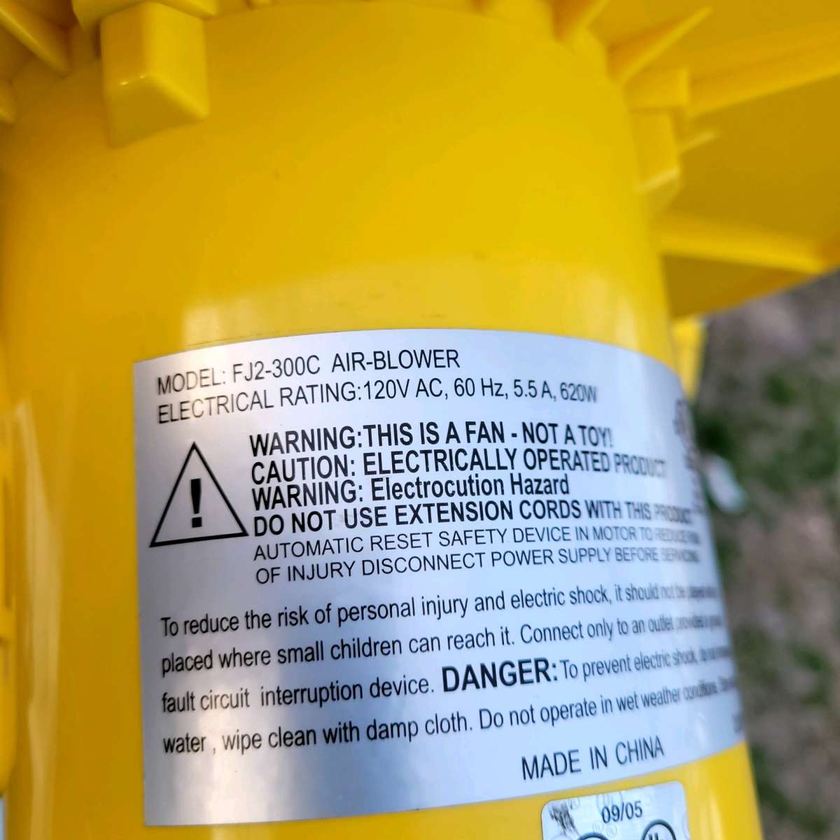 AIRBLOWER Professional Fan INFLATABLE CASTLE Water SLIDE BOU