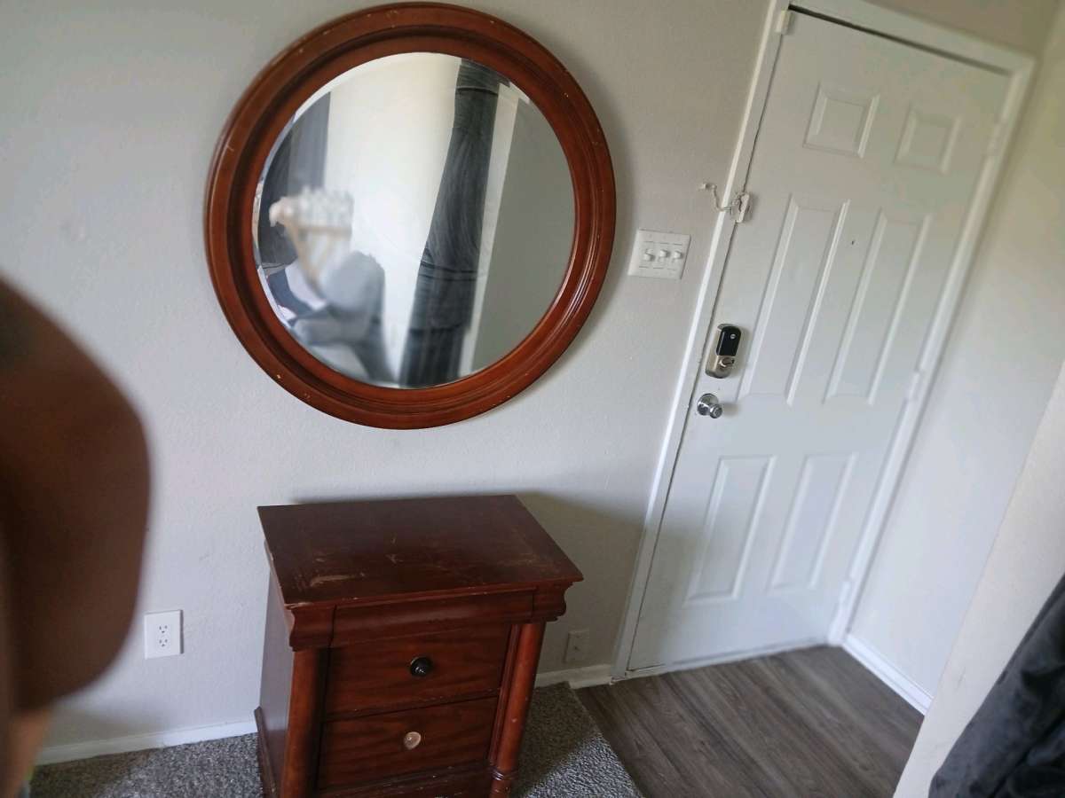 Dresser Mirror And Nightstand