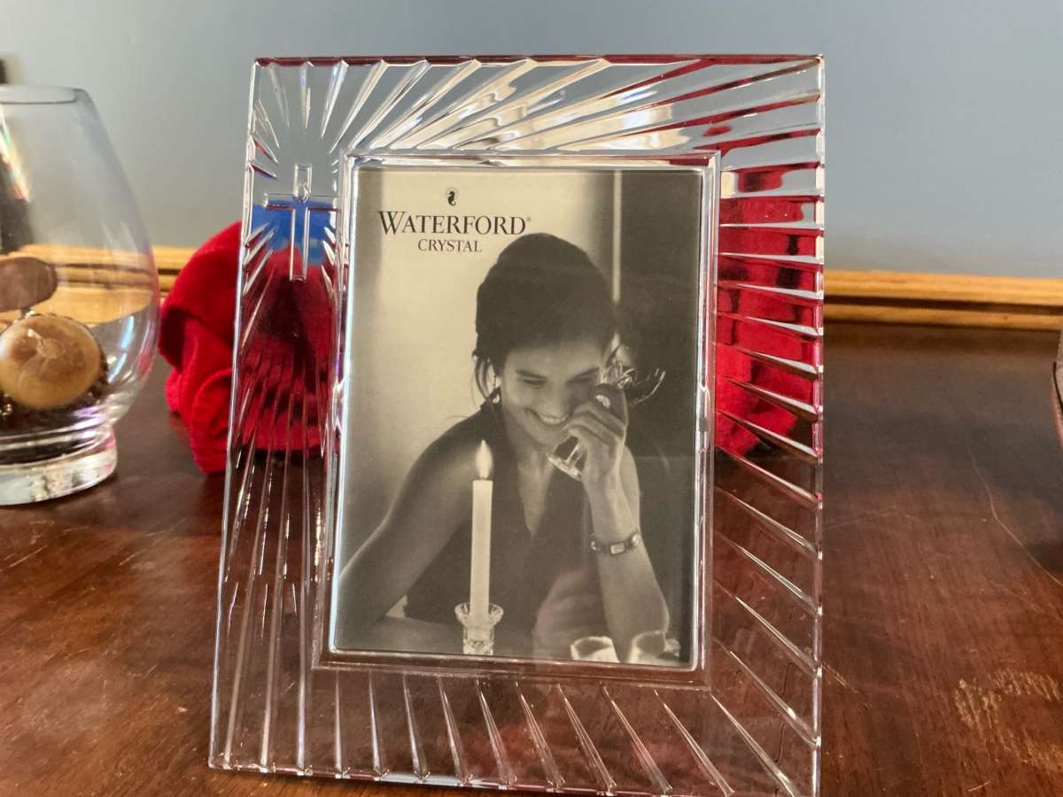 Waterford crystal religious frame
