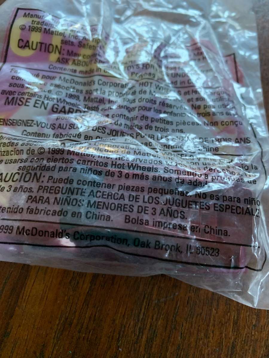 McDonalds happy meal toys