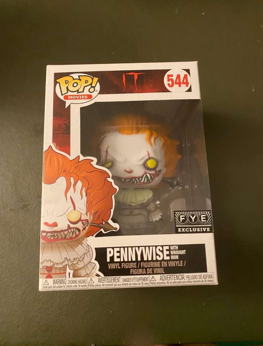 pennywise with wrought iron Funko pop