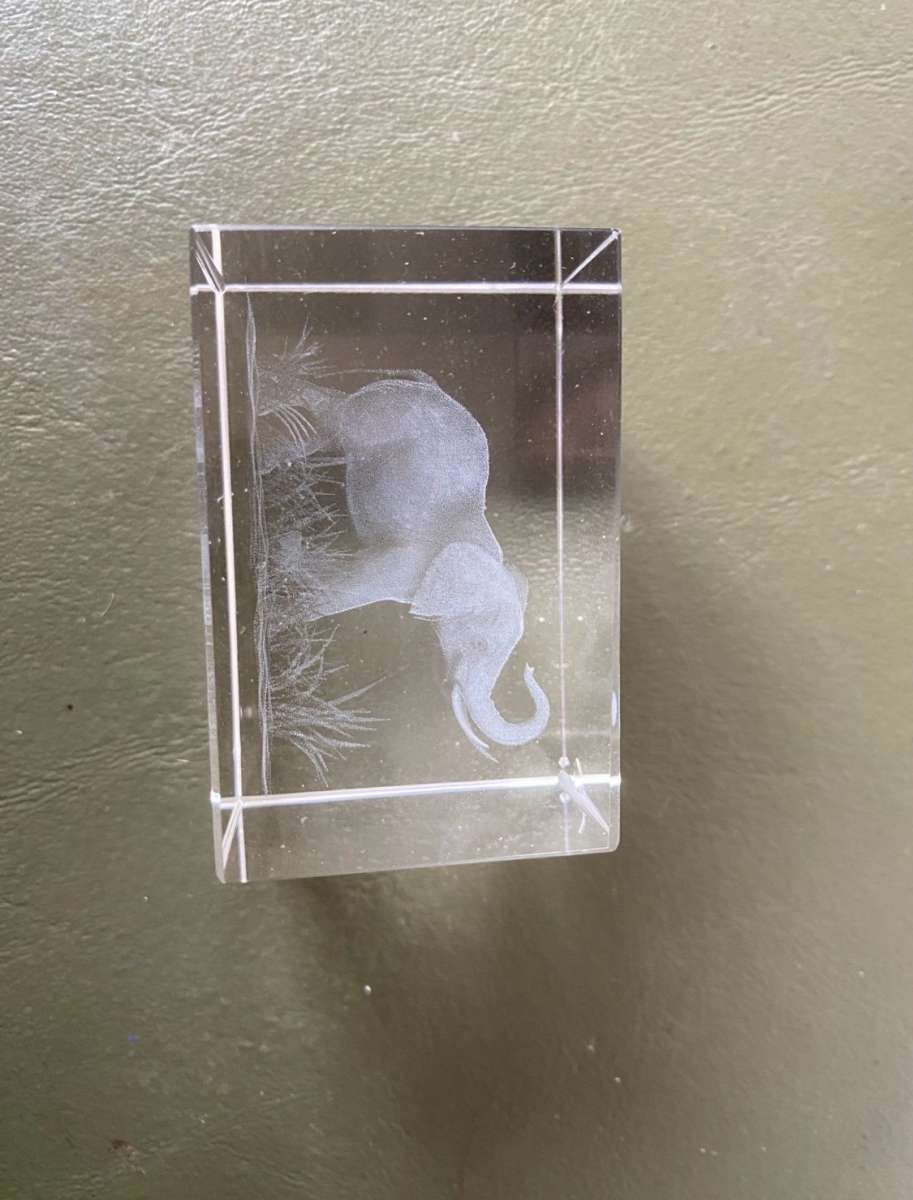3D elephant cube