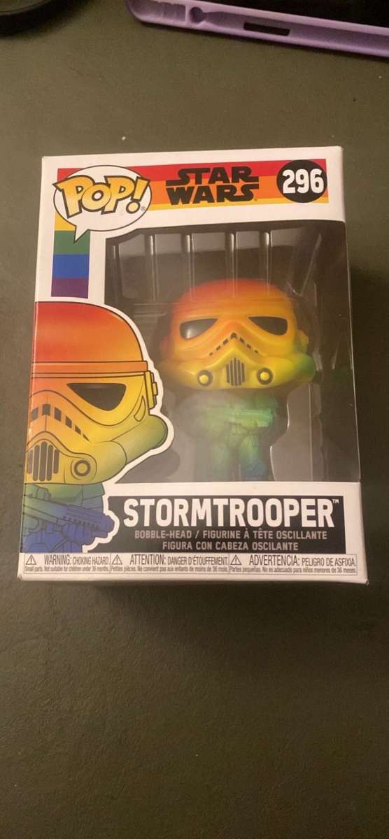 stormtrooper rainbow Funko pop