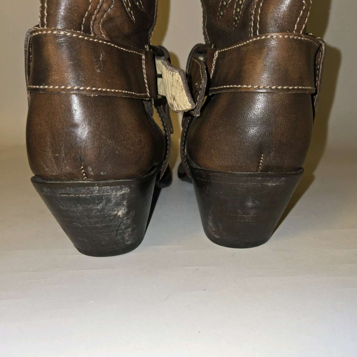 Corral Womens Genuine Leather Boots Size 10 G1116 16 in tall