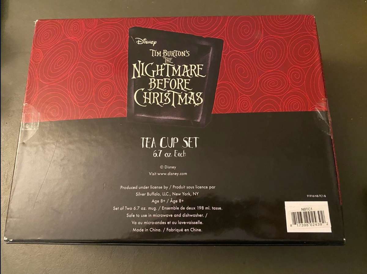 The Nightmare Before Christmas tea set