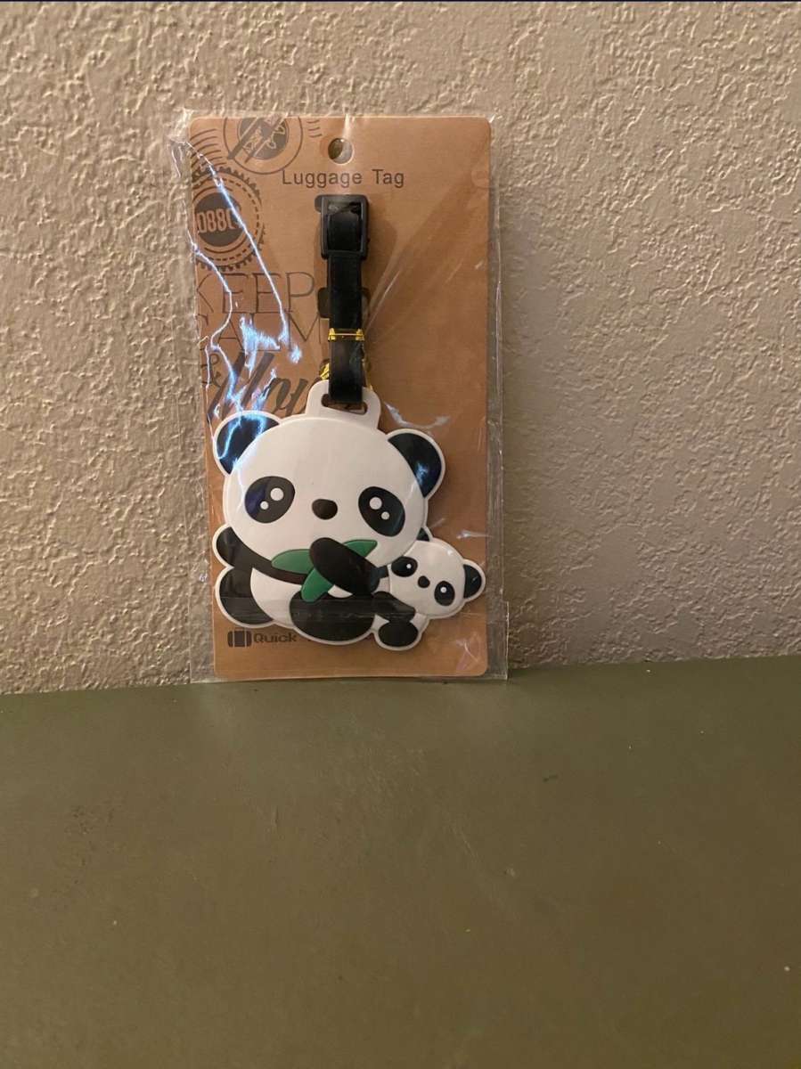 Panda Luggage tag