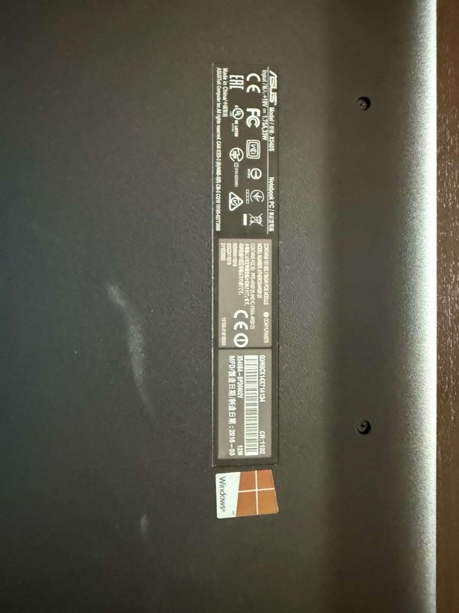 Laptop ASUS X540SA