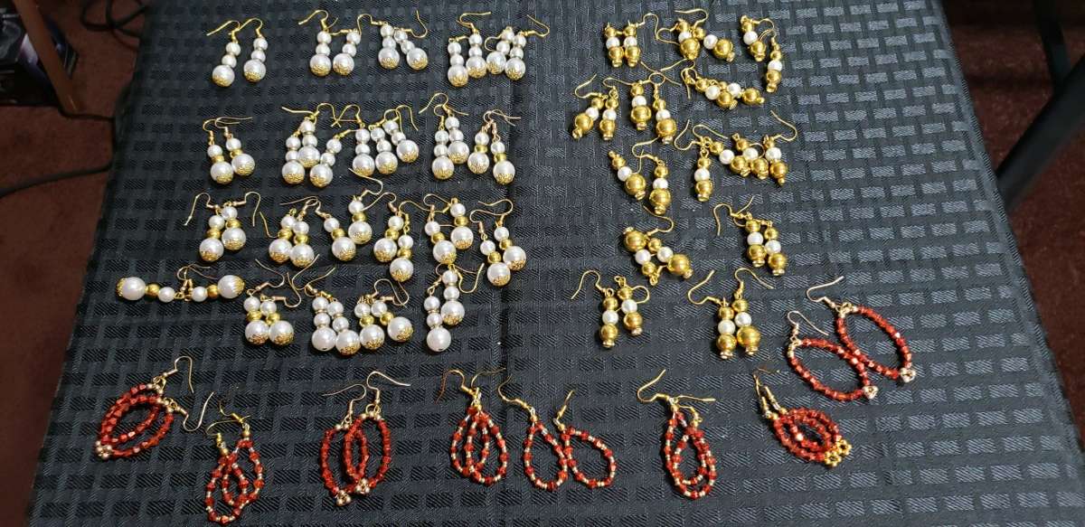 Handmade imitation pearl bracelets