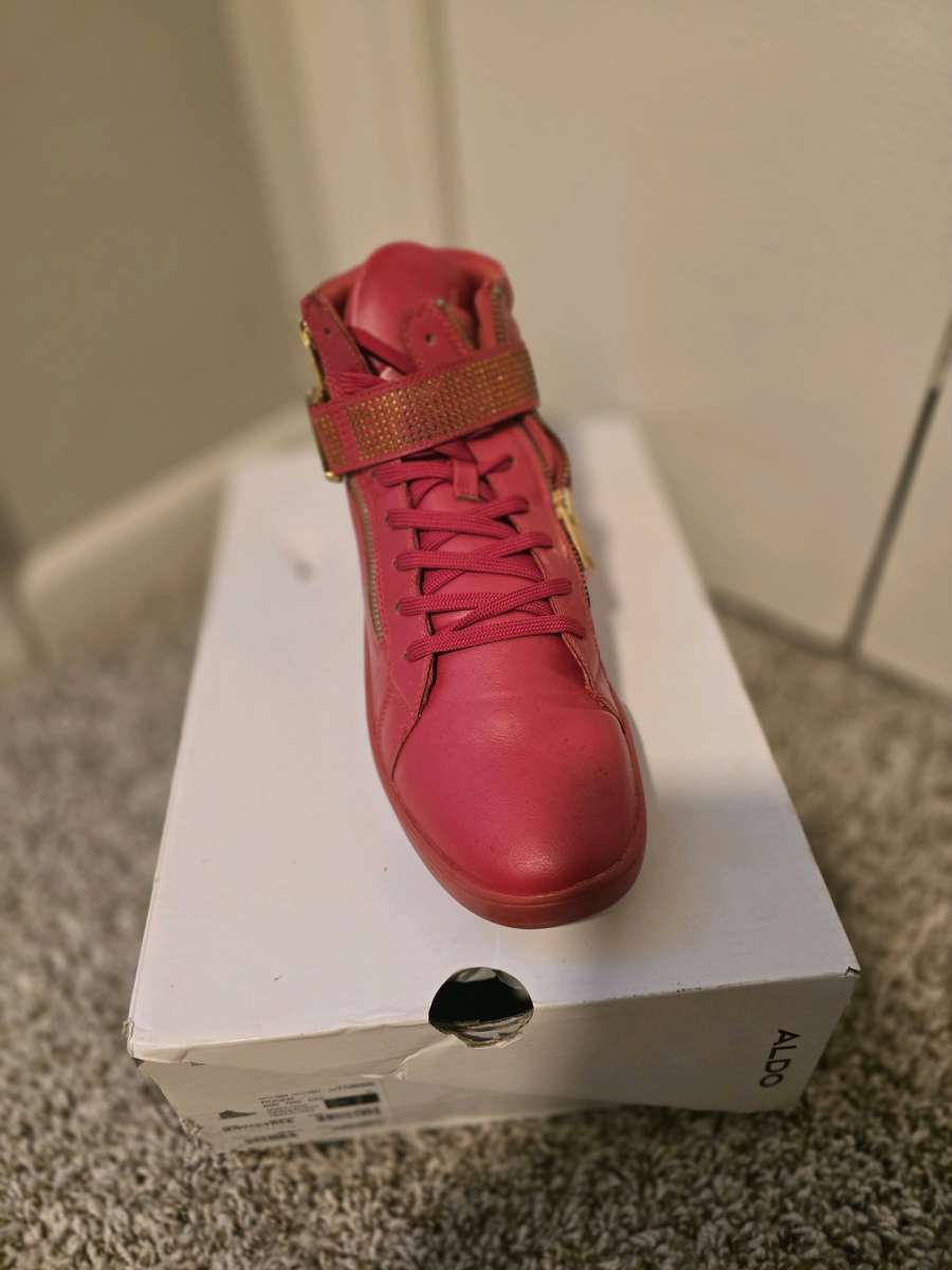 Red Aldo Mens Sneakers