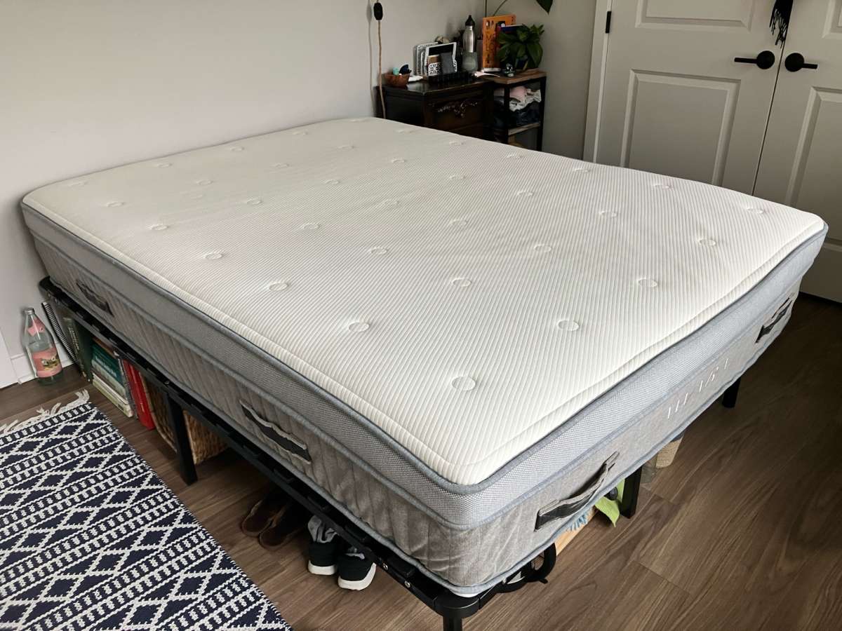 Queen mattress and bed frame