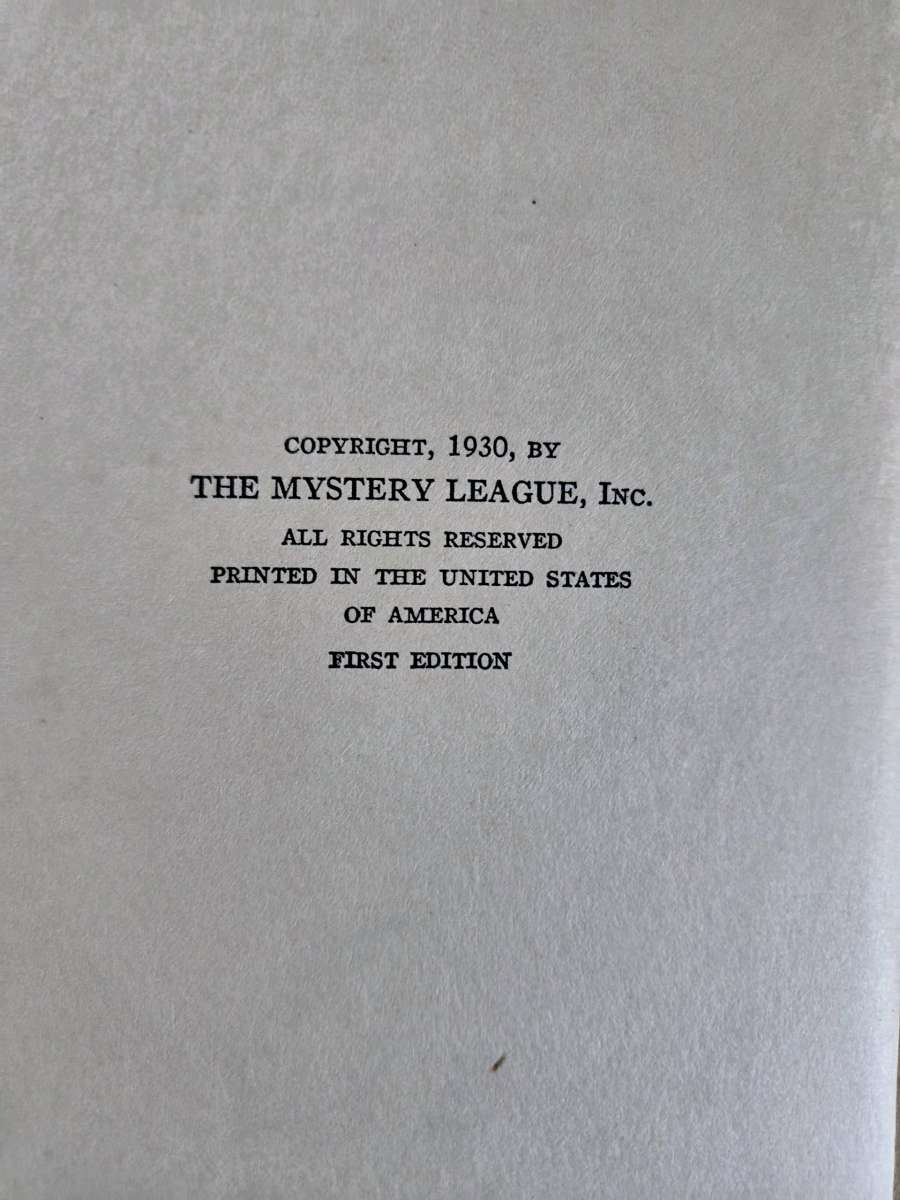 Peril by Sydney Horler First Edition 1930