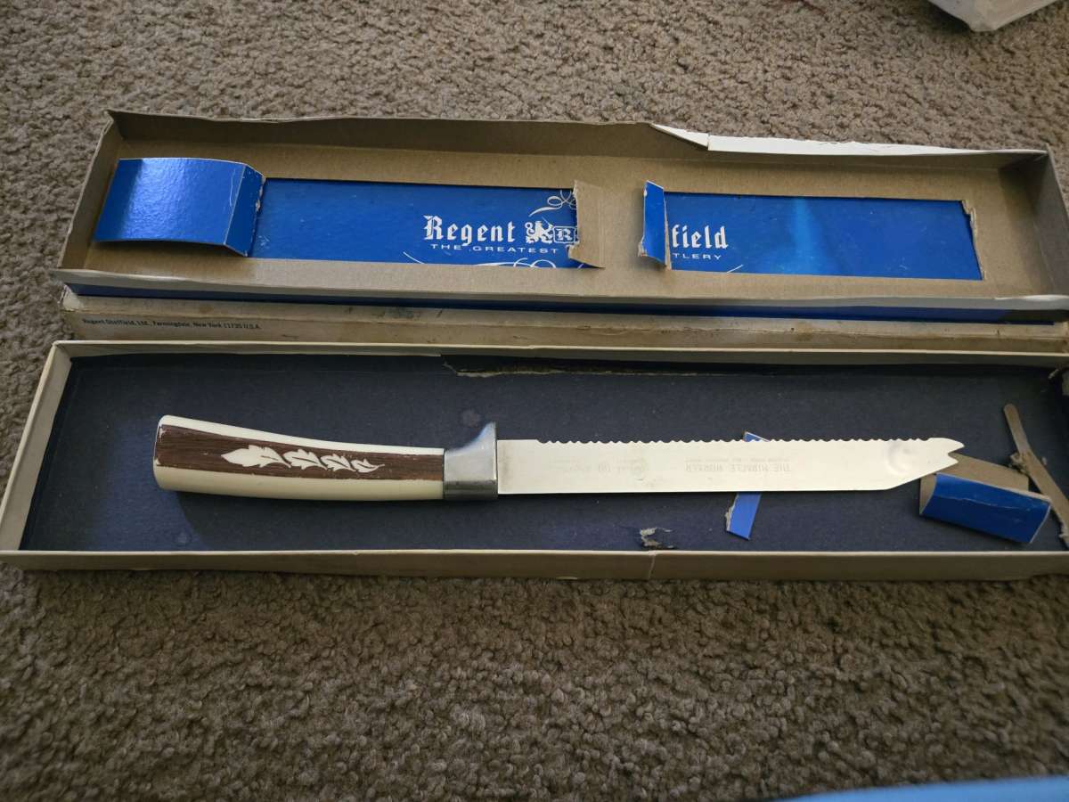 VTG MIRACLE WORKER 12 STAINLESS KNIFE BY REGENT SHEFFIELD