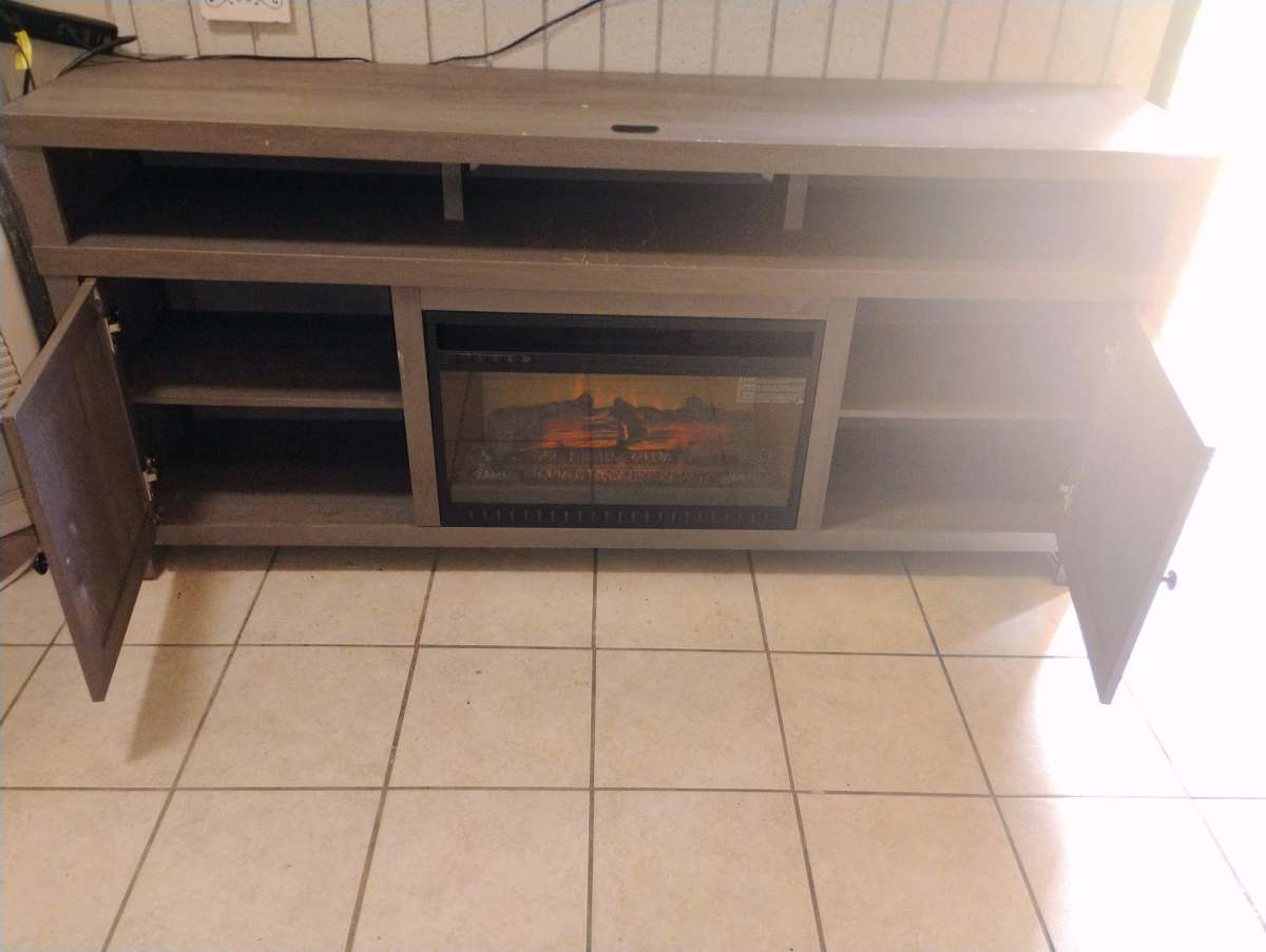 fire place entrainment center
