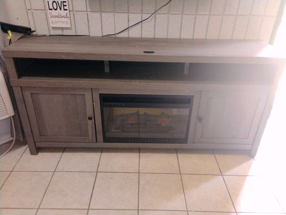 fire place entrainment center