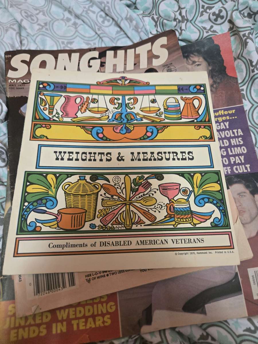 The Ephemera Conversion Chart Weights  Measures 1970