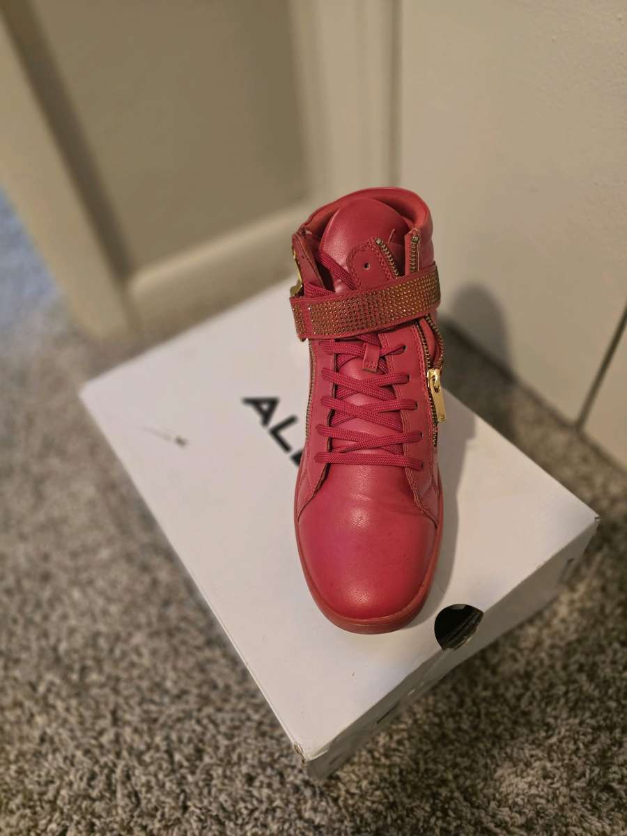 Red Aldo Mens Sneakers