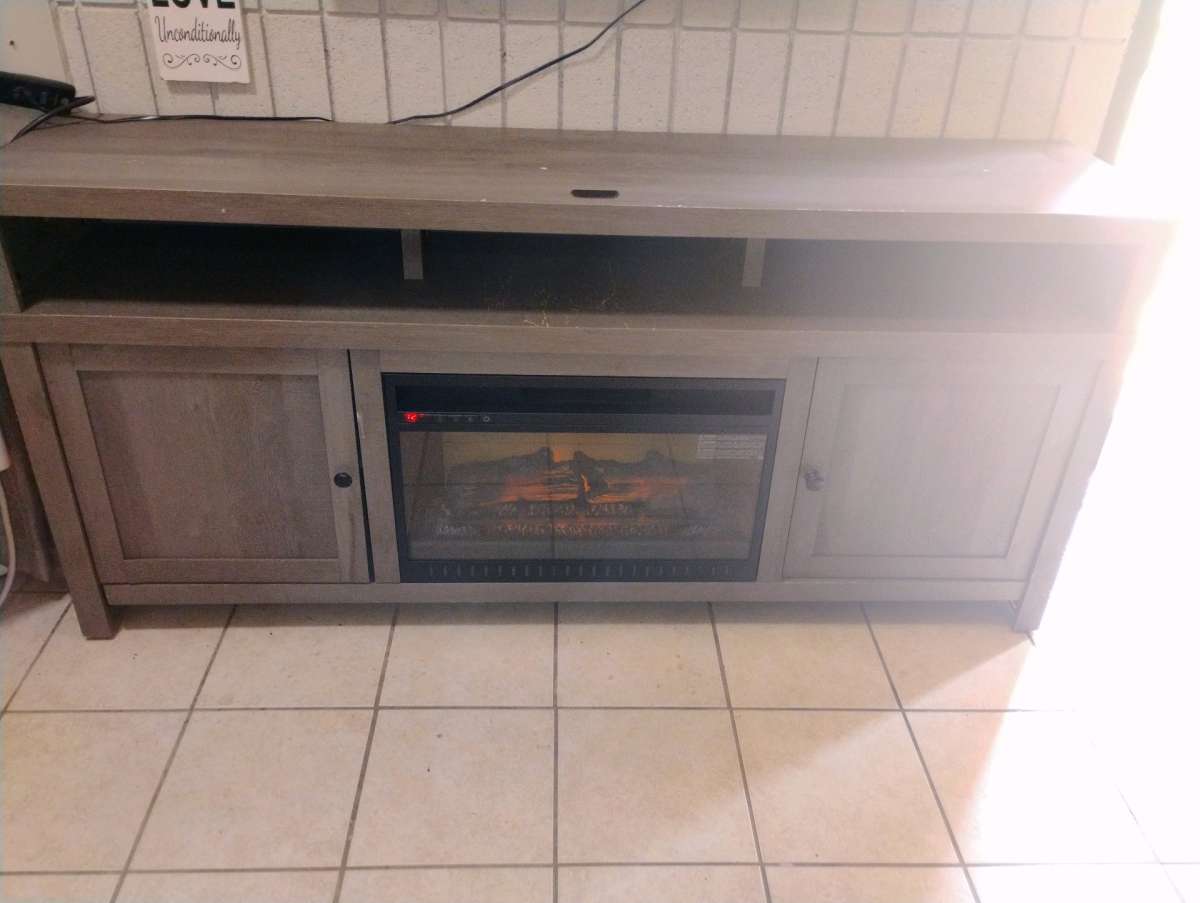 fire place entrainment center