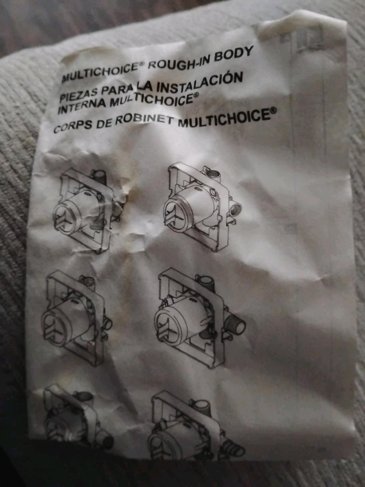 Delta Rough in Valve for Shower