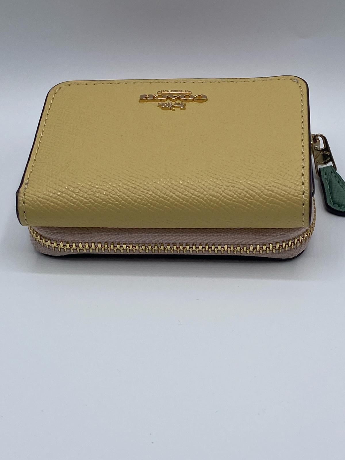 Coach TriColor Small Zip Wallet