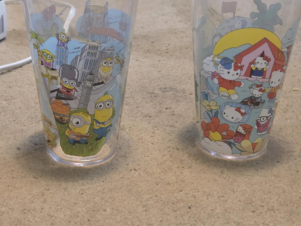5 McDonalds collectible limited cups