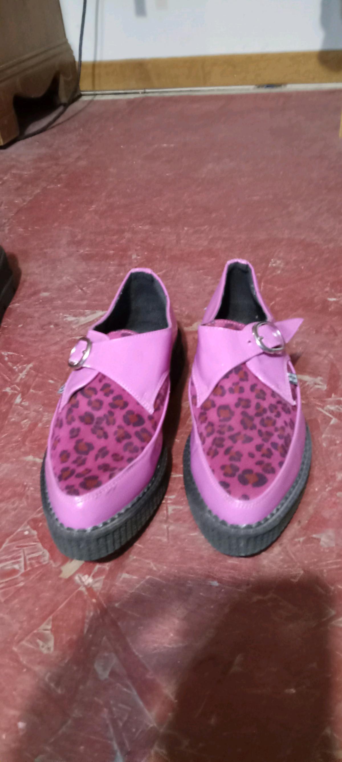 Pink Black and Leopard print Creepers