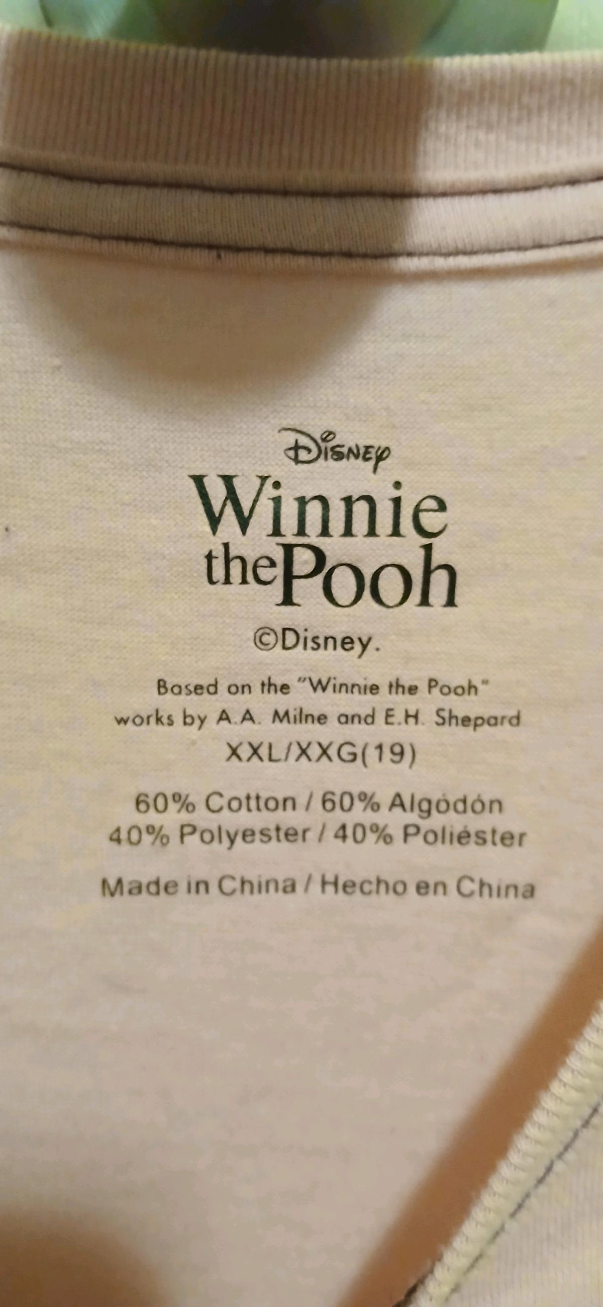 Winnie the pooh bear short sleeve shirt