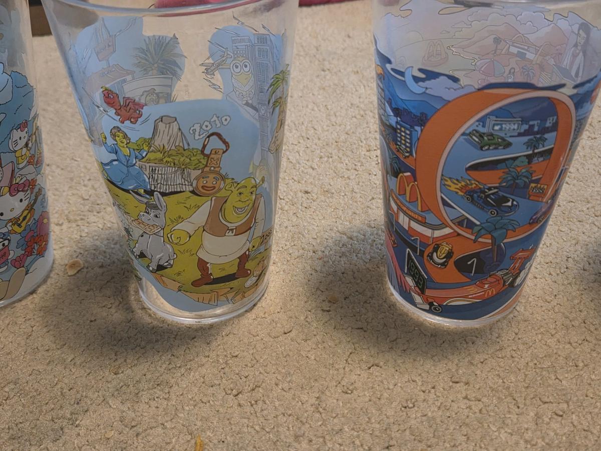5 McDonalds collectible limited cups