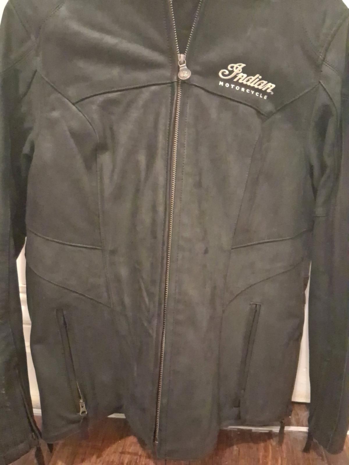 Womans Indian Motorcycle Leather JacketLG removable liner