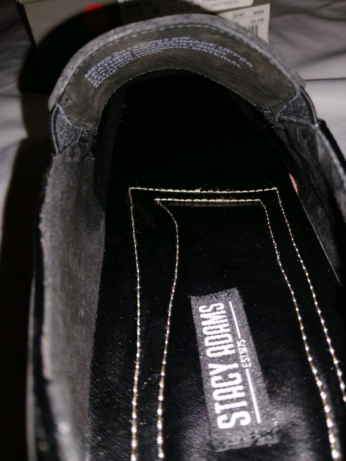 black Stacy adams Wakefield shoes size 9w brand new