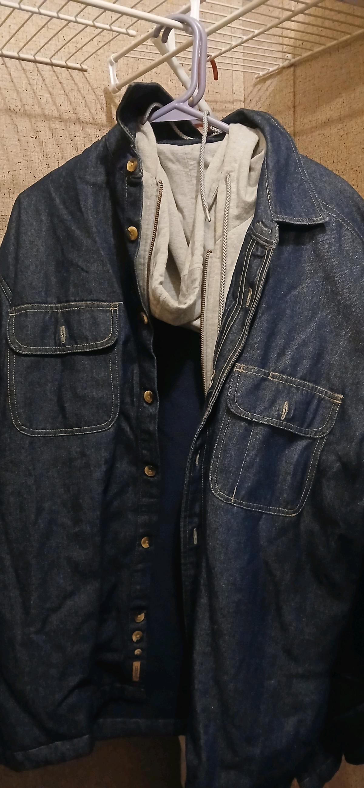mens blue denim  Schmidt jacket
