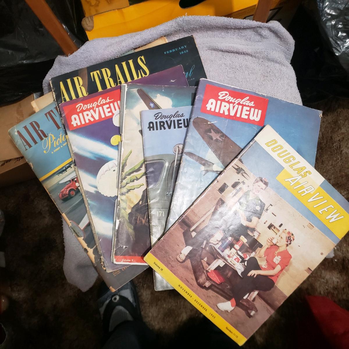 1943 VINTAGE AVIATION MAGAZINES