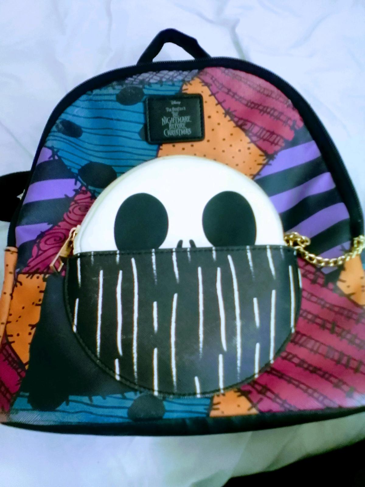 Jack Skellington Mini Backpack Purse