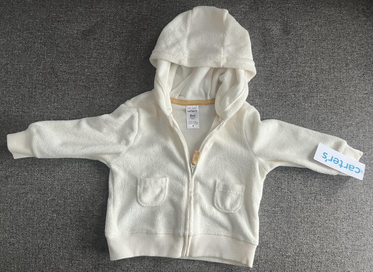 NEW Carters 6M baby boy body towel outfit  never used  with