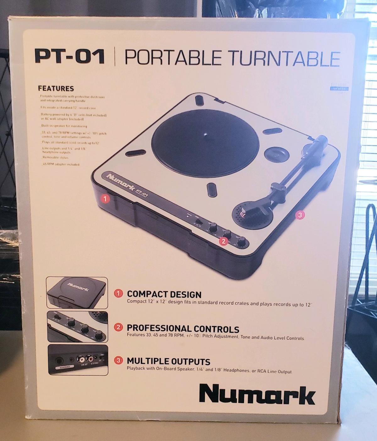 NUMARK PT O1 TURNTABLE