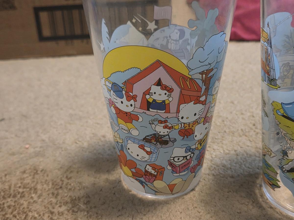 5 McDonalds collectible limited cups