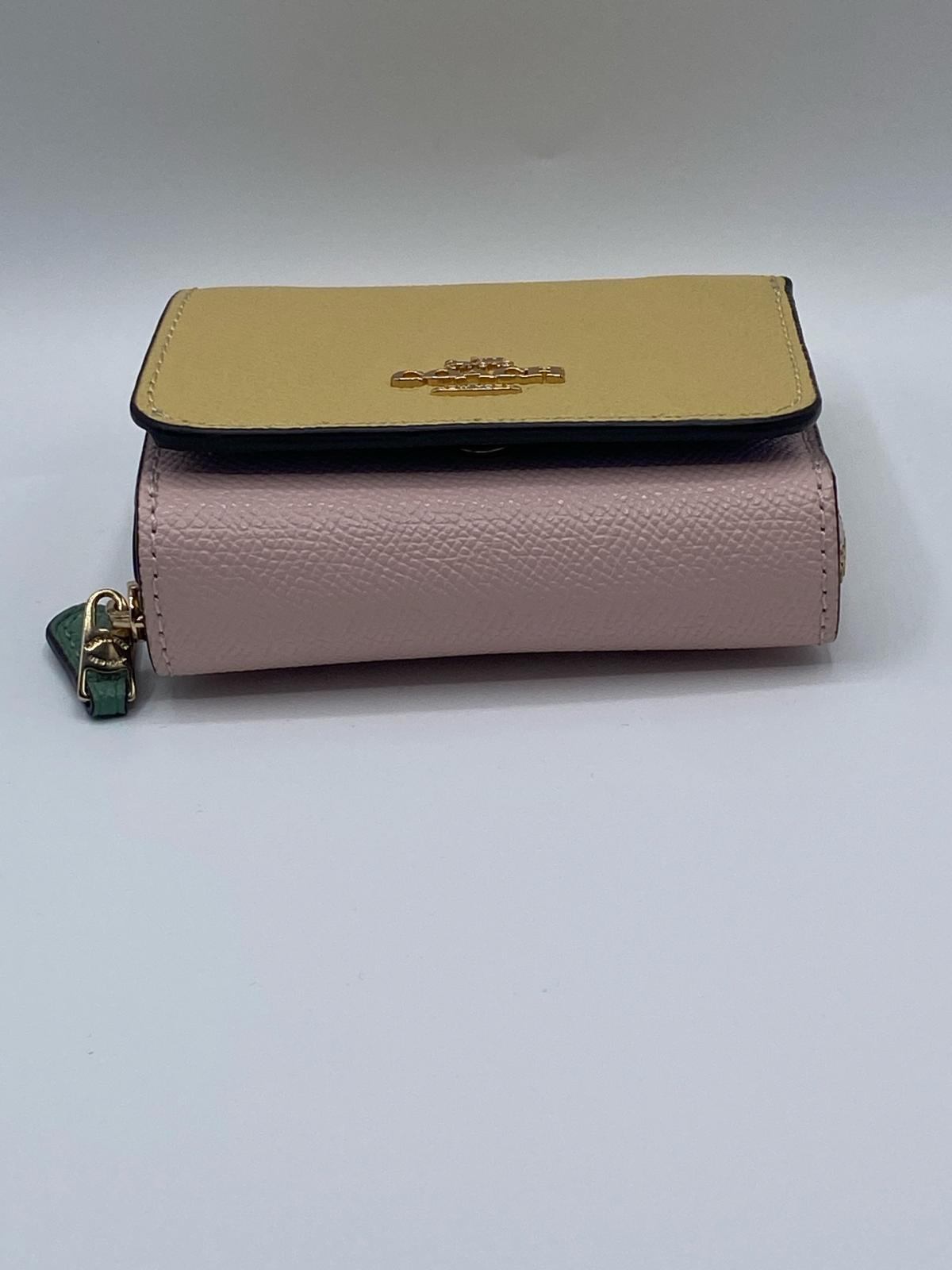 Coach TriColor Small Zip Wallet