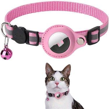Waterproof Airtag Holder for Cats  Dogs  Protective Nylon Co