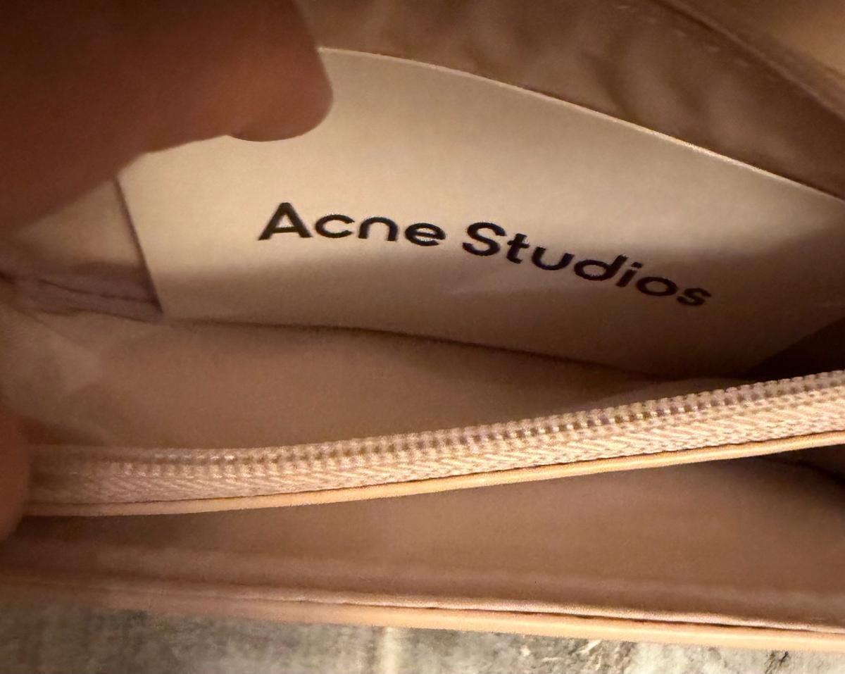 acn studios plaque face shoulder bag