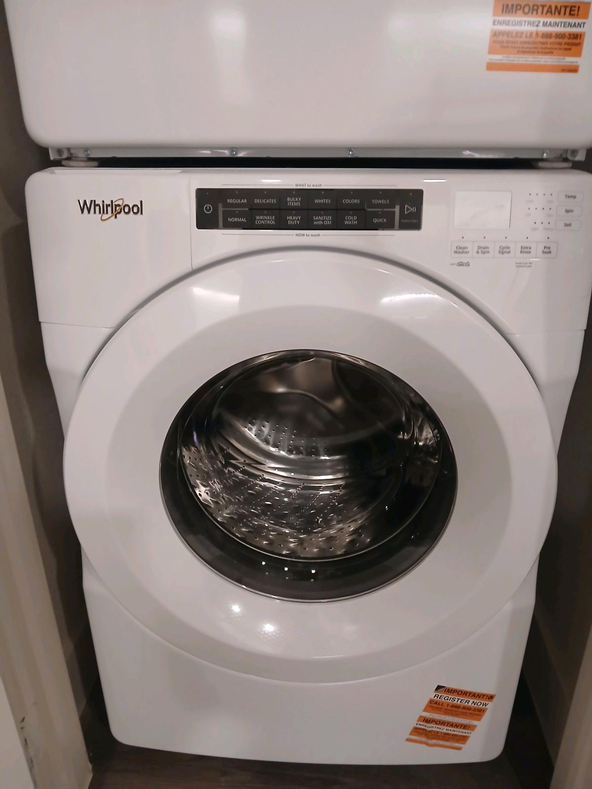 washer dryer whirlpool
