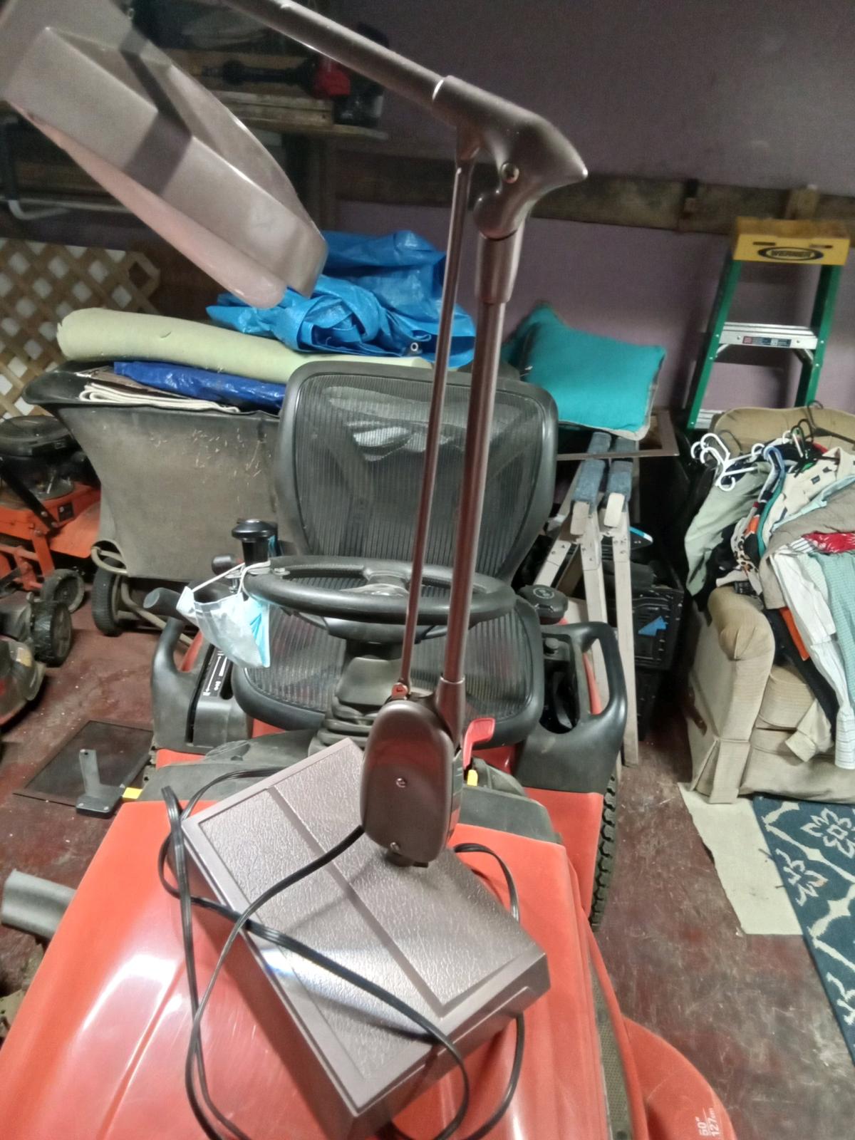 dazor vintage floating arm magnifying desk lamp