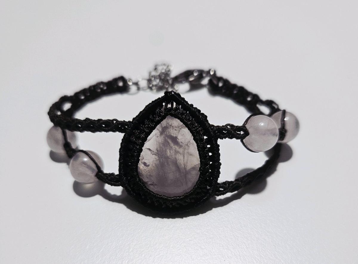 Handmade Rose Quartz Bracelet
