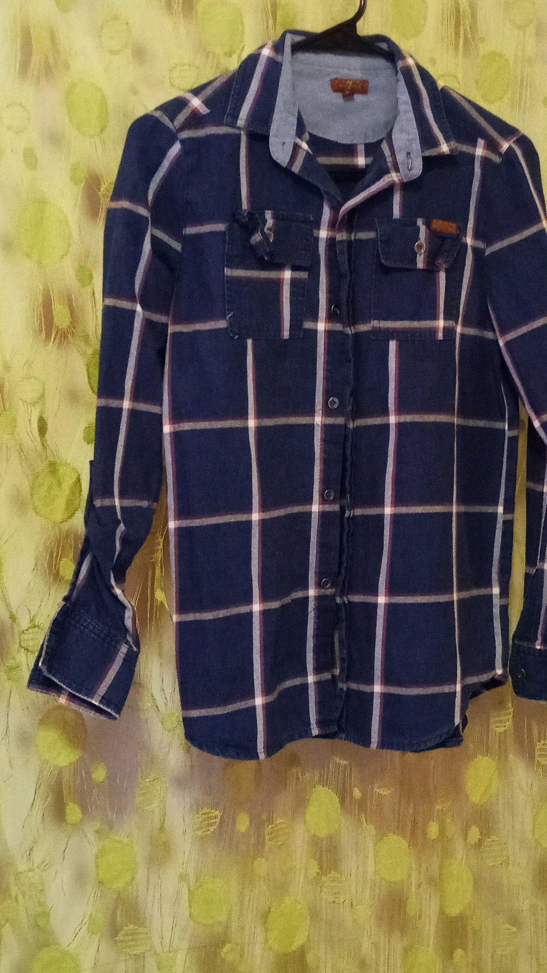 7 For All Man Kind boys button down long sleeve