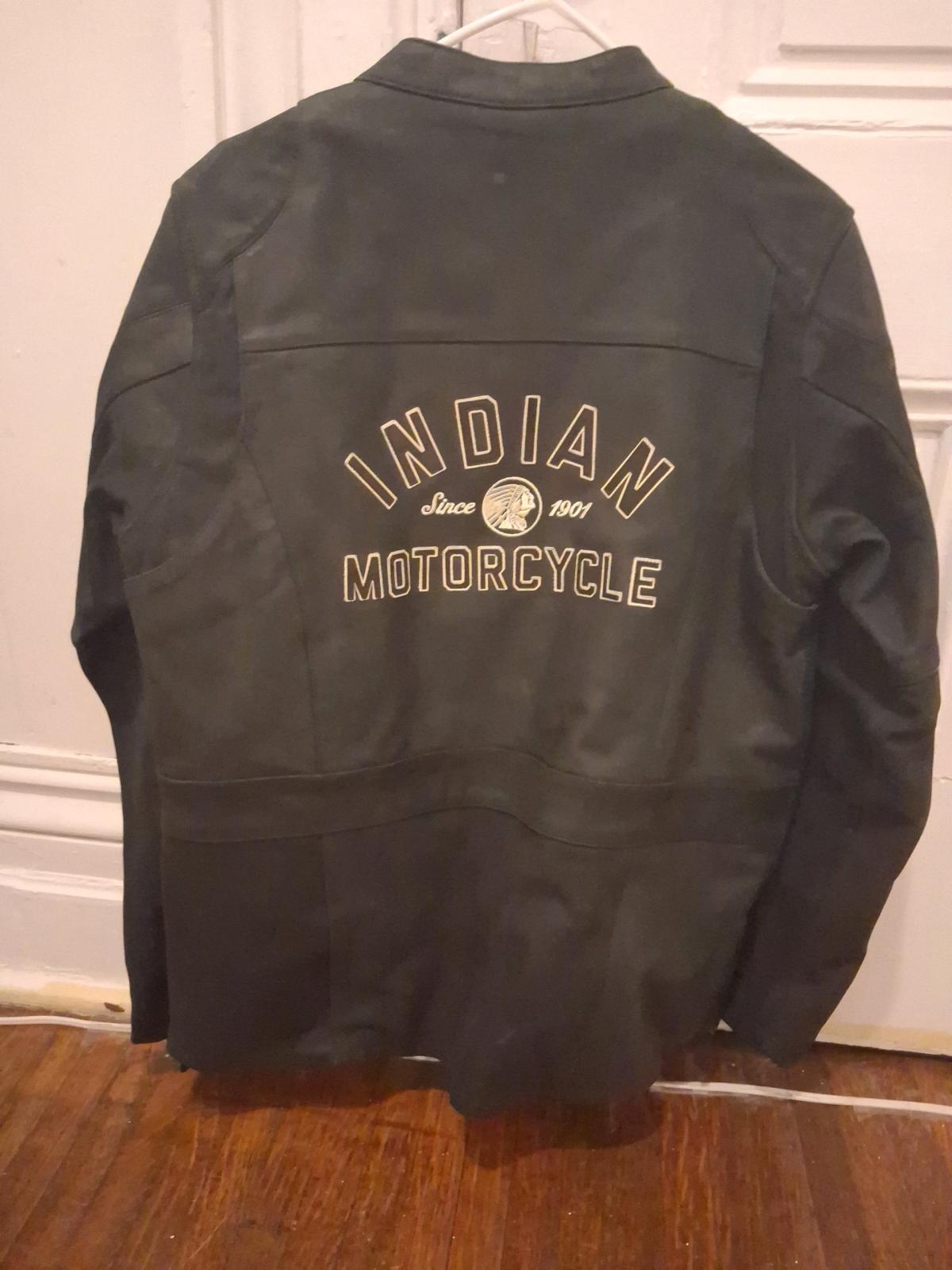 Womans Indian Motorcycle Leather JacketLG removable liner