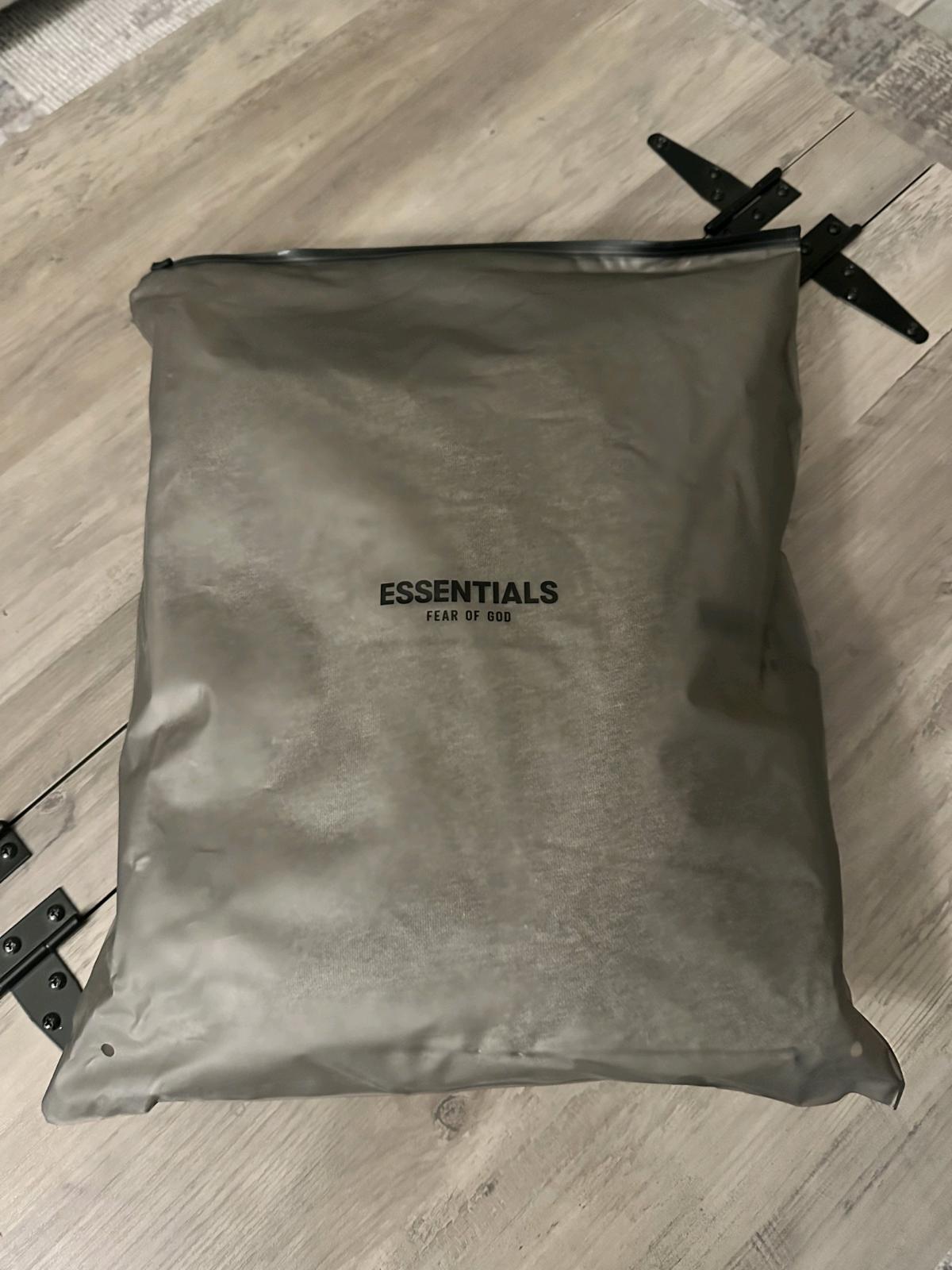 Essentials Fear of God Dark Oatmeal Hoodie M