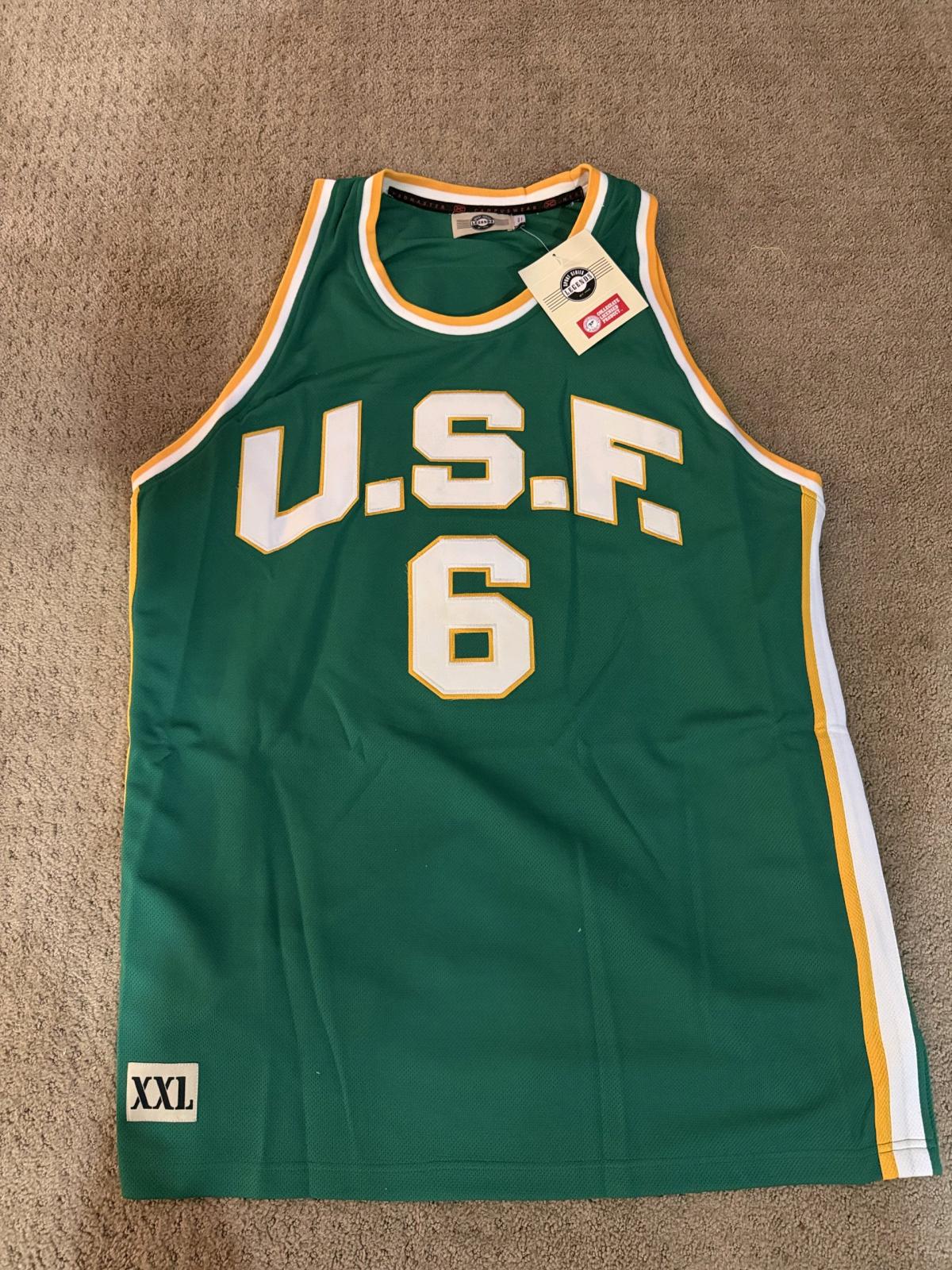 Bill Russell University of San Francisco  Jersey