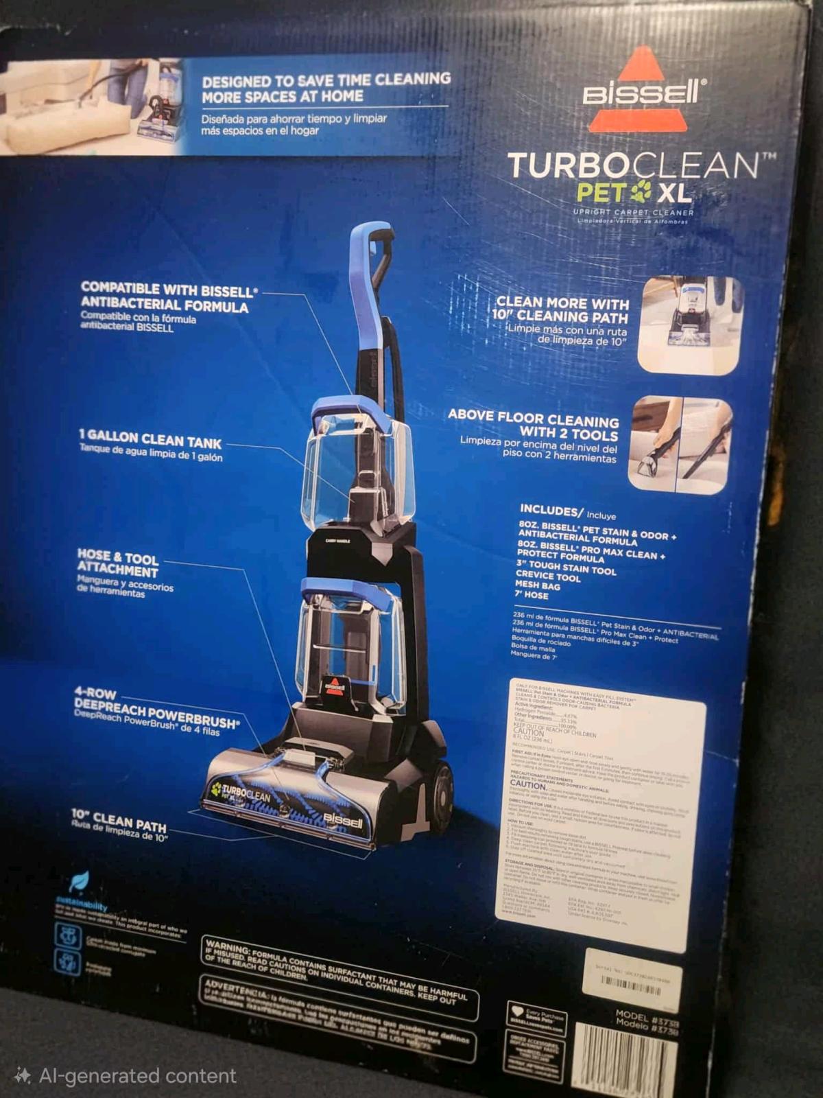 Bissell powerclean pet xl