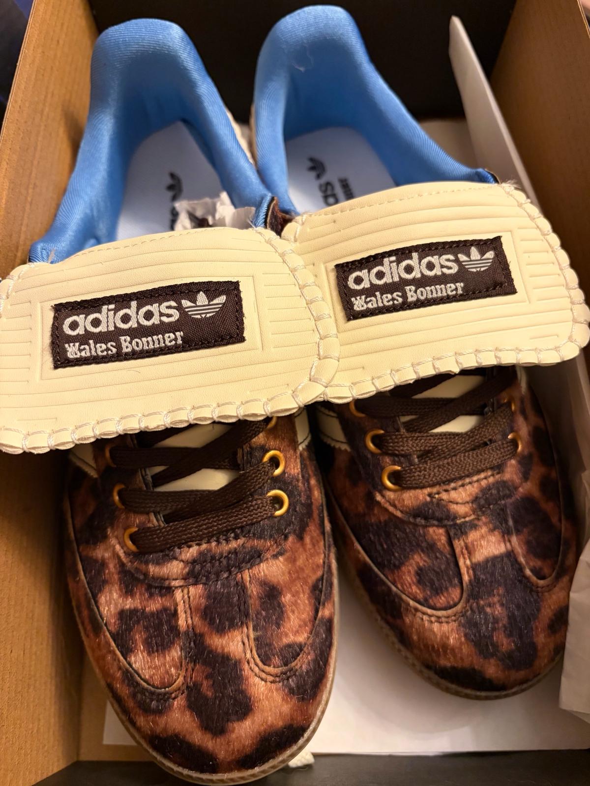 Adidas wales Bonner leopard print samba sneakers