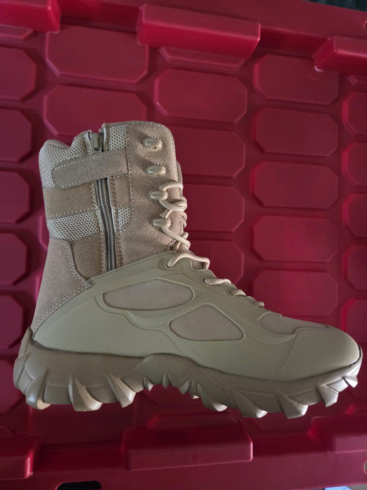 Combat work boots size 12